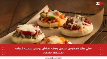 ميني بيتزا المدارس أسهل وصفة للانش بوكس بعجينة قطنية يعشقها الصغار